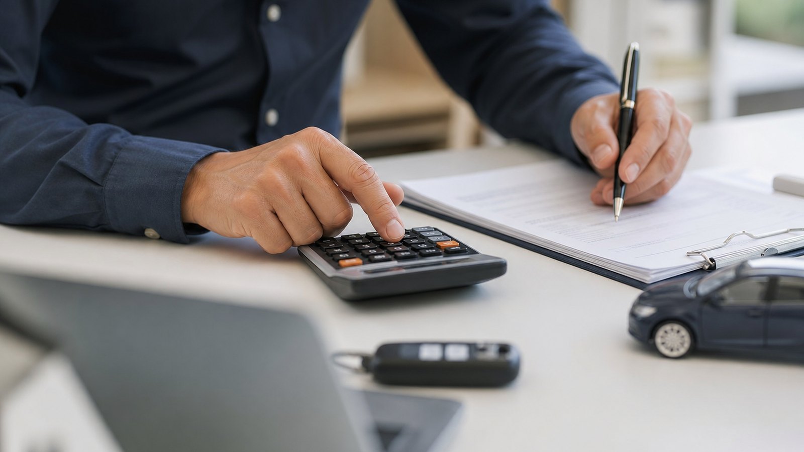 Calcul du coût de revient d'un véhicule d'entreprise
